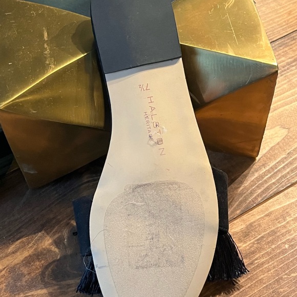 Halston Heritage Fran Tobago Fringe Sandals - Picture 7 of 9